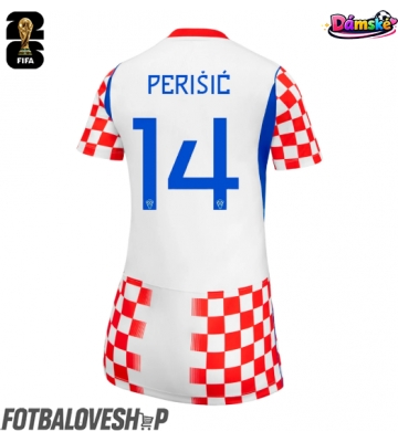 Chorvatsko Ivan Perisic #14 Dámské Domácí Dres MS 2026 Krátký Rukáv